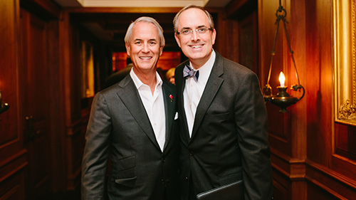 Brent Christopher with a Children's Health Donor