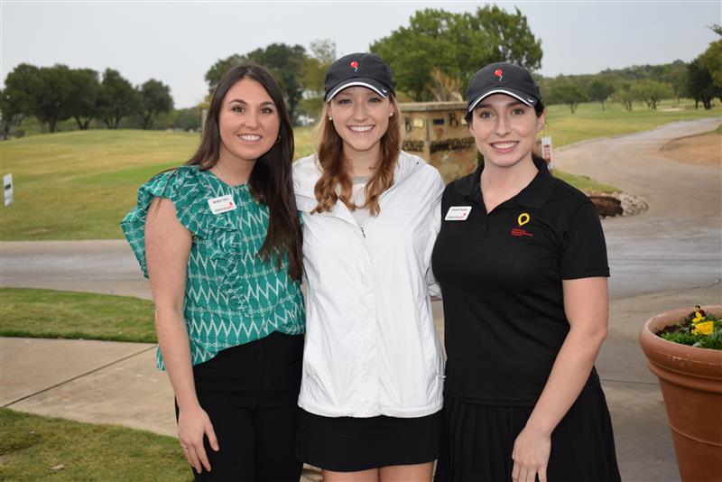 Trio at a Children's Miracle Network golf tournament