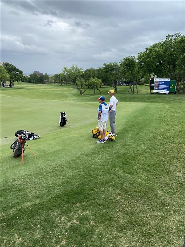 Golfers at the Play Yellow golf tournament [2]