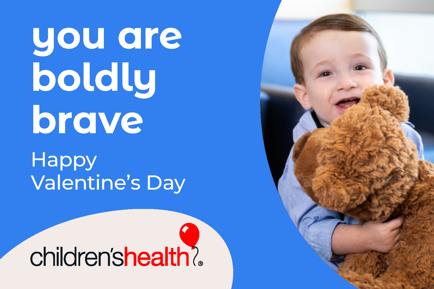 Baby with message Valentine You Are So Incredible